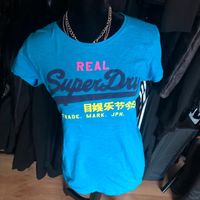 Superdry Tshirt Türkis Sommer Sportlich Top Shirt Kurzarm Marke Kreis Pinneberg - Elmshorn Vorschau