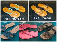 Gr 41 Sandalen Zehentrenner Leo Tamaris H&M Graceland Saarland - Nalbach Vorschau
