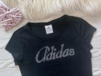 ❤️ ADIDAS T-Shirt 38 schwarz Nieten-Logo Sport Freizeit MIMY38 Berlin - Mahlsdorf Vorschau