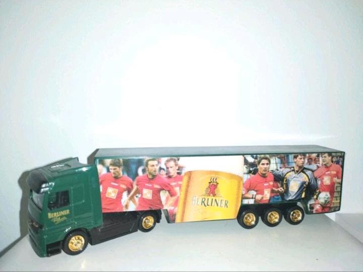 1.FC Union Berlin Bier Lkw Berliner Pilsner Nikol, Baumgart, FCU in Berlin