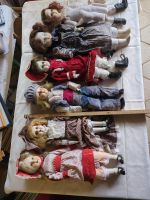 6 Puppen, älter, teils defekt. Niedersachsen - Wunstorf Vorschau