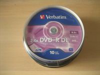 20 DVD+R-Rohlinge Double-Layer, Verbatim, in 2 Spindeln, ovp Nordrhein-Westfalen - Baesweiler Vorschau