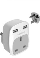 Australia China Plug Adapter with 2 USB Ports, TESSAN neu Sachsen - Löbau Vorschau