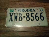 Original US Nummernschild Virginia Hessen - Spangenberg Vorschau