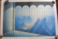 Kunstdruck H.-W. Sahm, „Belvedere“, 1991, 70x100 cm, gut erhalten Hessen - Darmstadt Vorschau