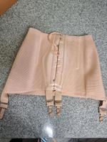 alter Vintage Mieder neu Schnürung Strapse  Rose nude Baden-Württemberg - Mannheim Vorschau