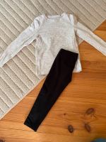 Set von H&M Longsleeve und Leggings Gr.104 / 110 schwarz grau Niedersachsen - Edewecht Vorschau