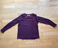 Superdry Shirt mit Spitze, Langarm Shirt, weinrot, XS Marburg - Wehrda Vorschau