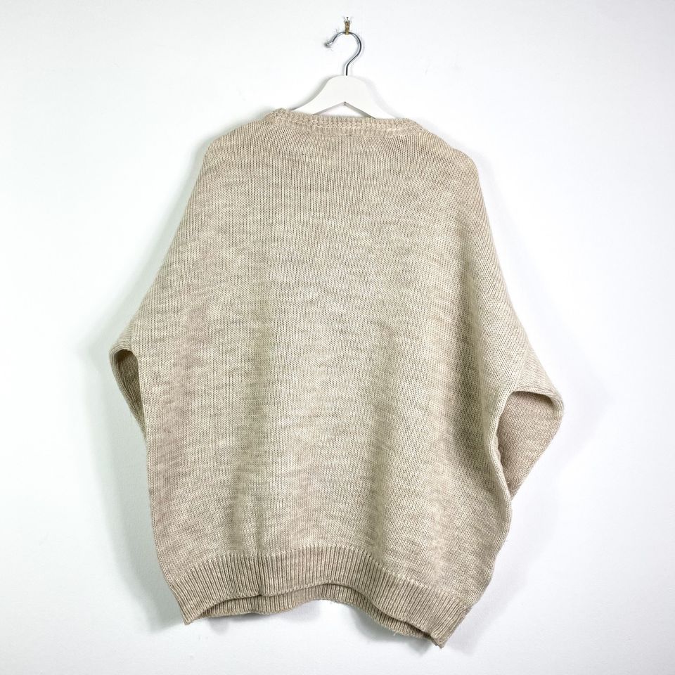 Vintage Tom Tailor Strickpullover Gr.XL/XXL Beige 90er 90s y2k in Gronau (Westfalen)