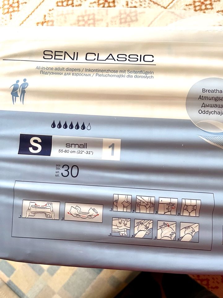 Semi Classic, Inkontinenzhosen Gr. S, 30 Stk. 5x in Auggen