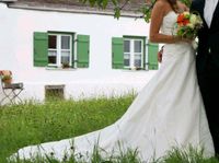 Brautkleid inkl. Corsage, Bolero, Strumpfb., Einstecktuch Bayern - Moos Vorschau