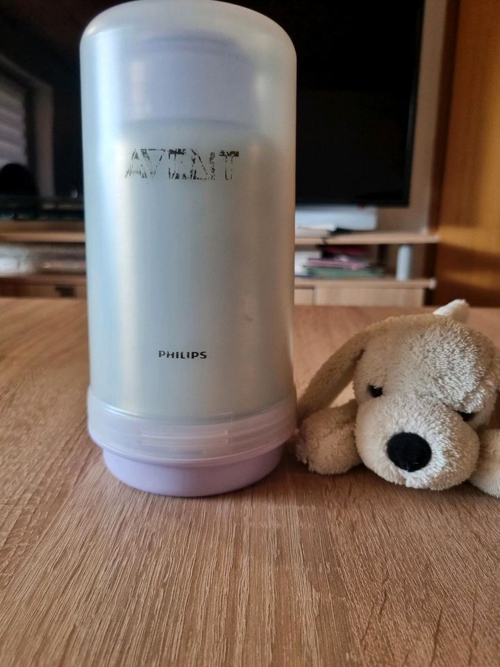 ❤️ Philips Avent Wärmflasche Lila Edelstahl neu Flasche Breizuber in Hagelstadt