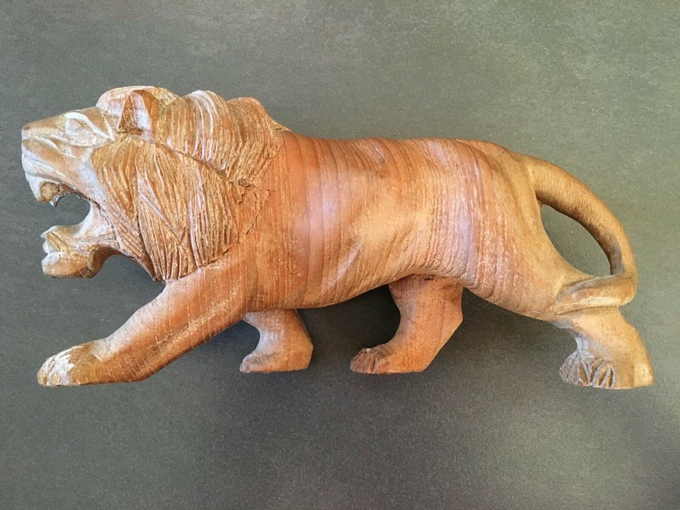 Nashorn Holz-Skulptur/Figur 19 x 11 cm aus Kenia/Afrika in Erfurt