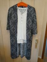 Strickjacke schwarz weiß gemustert Niedersachsen - Bruchhausen-Vilsen Vorschau
