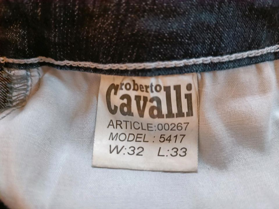 Roberto Cavalli Damen-Jeans, dunkelblau, sehr guter Zustand in Osann-Monzel