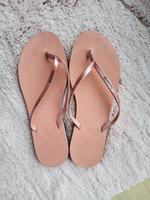 Havaianas Zehentrenner rose metallic slim 40 41 EU Rheinland-Pfalz - Thalfang Vorschau