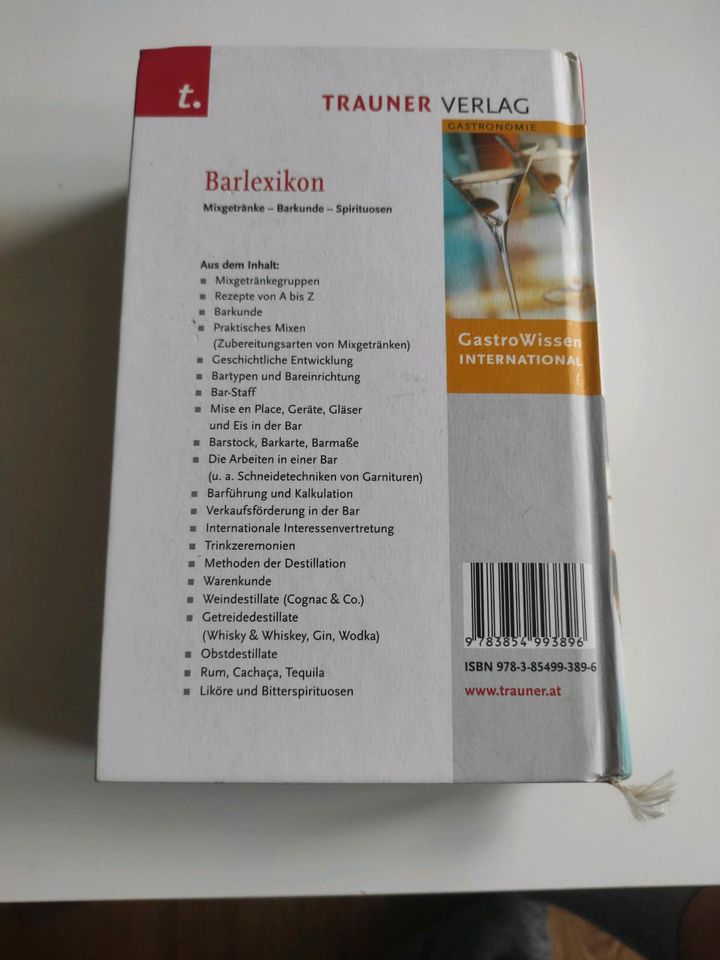 Barlexikon Mixgetränke Barkunde Trauner Verlag NP:54€ in Scharbeutz