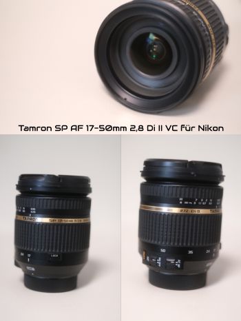 Tamron SP AF 17-50mm 2,8 Di II VC für Nikon in Gladenbach