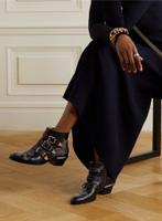 BRONX Lederstiefel Stiefeletten mit Nieten Cowboy Leder Friedrichshain-Kreuzberg - Kreuzberg Vorschau