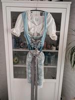 Dirndl mint Türkis Größe 50 mit Spitzenschürze Schleswig-Holstein - Tarp Vorschau