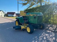 John Deere 318 Kleintraktor, Rasentraktor, Mähwerk, Schneeschild, Bayern - Schernfeld Vorschau