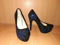 Hohe Pumps, Gr. 37, Glitzer, Belle Woman, sexy Brandenburg - Michendorf Vorschau