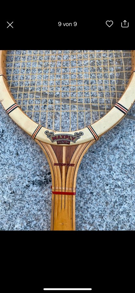 Dunlop Tennisschläger-Set mit Original-Koffer für Sammler in Metten