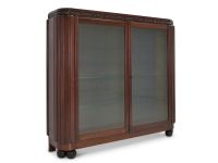 ANTIK! Vitrinenschrank restauriert Art Déco Mahagoni massiv Vitrine Highboard J-0864 Nordrhein-Westfalen - Lüdinghausen Vorschau