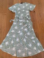 Wickelkleid romantisch mint Blüten L Hessen - Hochheim am Main Vorschau