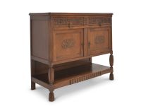 ANTIK! Anrichte restauriert Art Déco um 1925 Eiche massiv Sideboard Kommode K-0039 Nordrhein-Westfalen - Lüdinghausen Vorschau