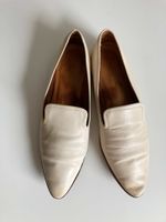 Closed Loafer Ballerina Lederslipper Slipper Beige Braun Spitz 37 Wandsbek - Hamburg Marienthal Vorschau