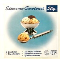 4 Retro-Eisschälchen, Edelstahl mit Löffel für Bällchen Hessen - Schlangenbad Vorschau