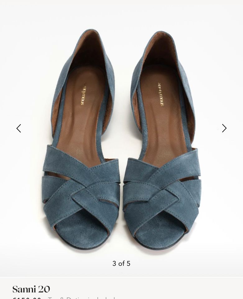 ❤️ anonymous copenhagen Sanni 20 denim Blue blau Ballerina 41 42 in Königswinter