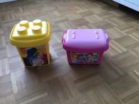 2 leere Lego Boxen Aufbewahrung Legosteine Deko gelb & pink Niedersachsen - Diepholz Vorschau