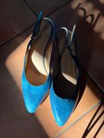 Blaue Absatzschuhe Niedersachsen - Osnabrück Vorschau
