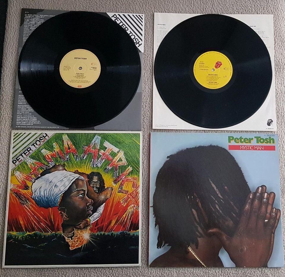 Peter Tosh Vinyl - 2 verschiedene LPs in extrem gutem Zustand in Korschenbroich