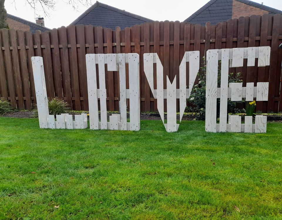 VERLEIH I LOVE Buchstaben I Hochzeit I Deko I Paletten I Holz in Oldenburg