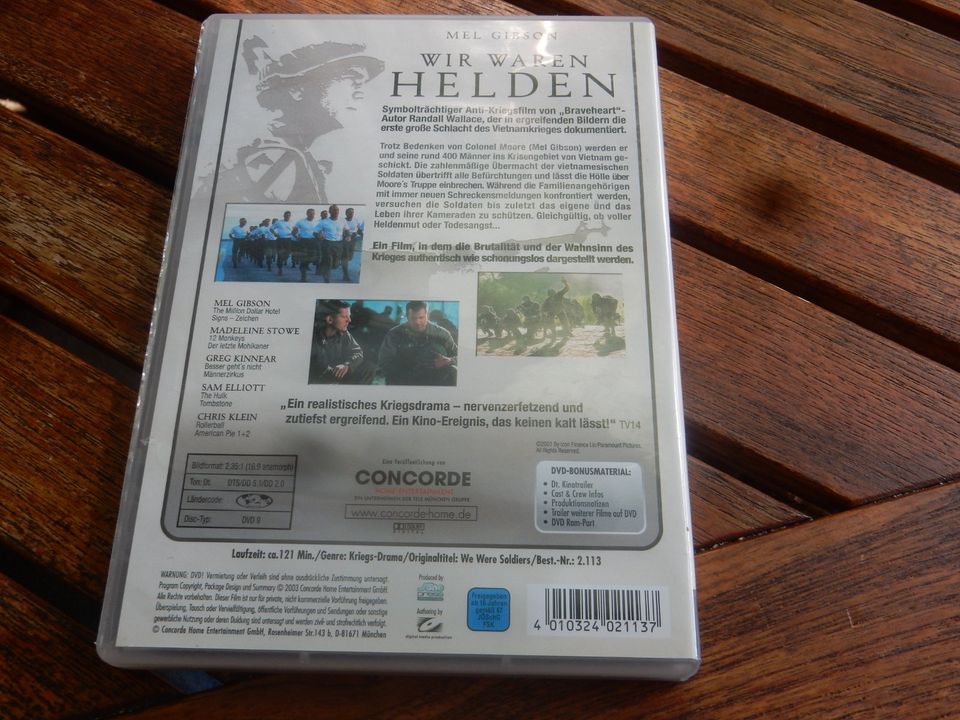 DVD : Wir waren Helden - Mel Gibson FSK : 16 in Olching