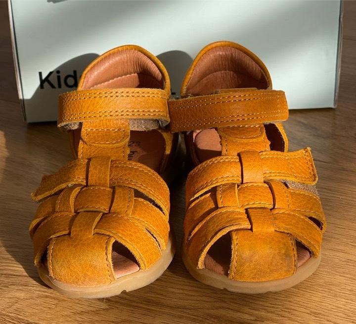 Bundgaard Leder-Sandalen Mädchen o. Junge | Größe 23 | Senfgelb in Remlingen