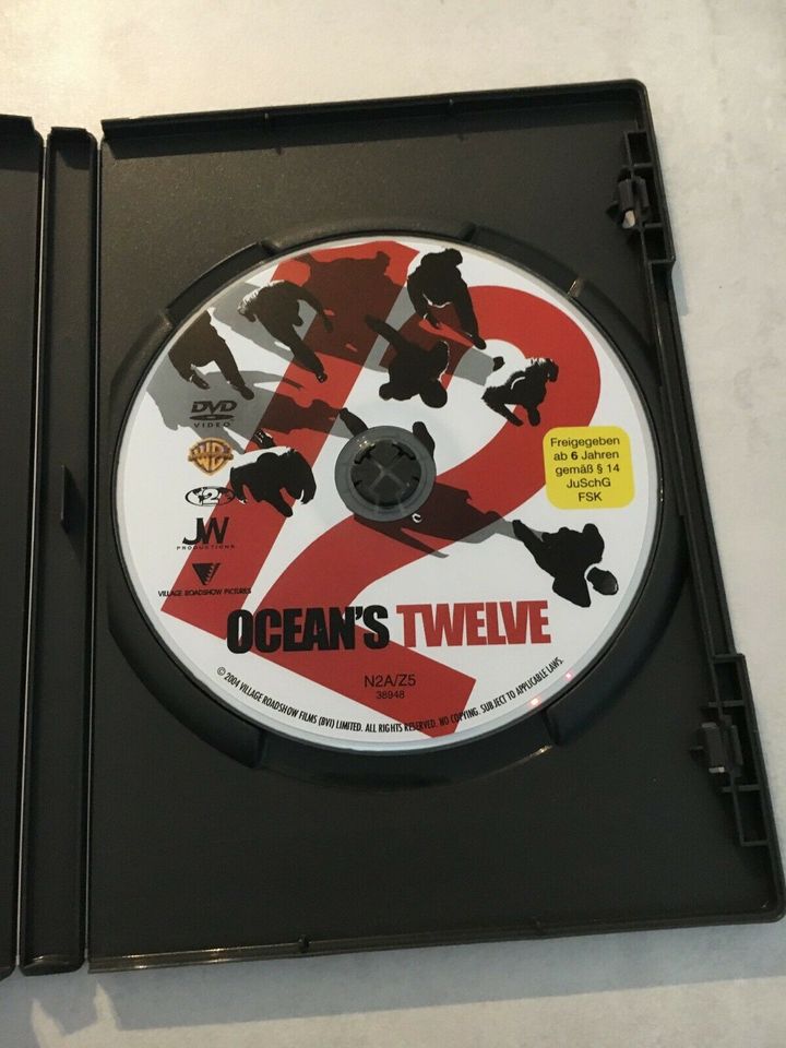 4 Filme DVD Sammlung Transporter I und II Ocean's 11 and 12 in Weilerswist