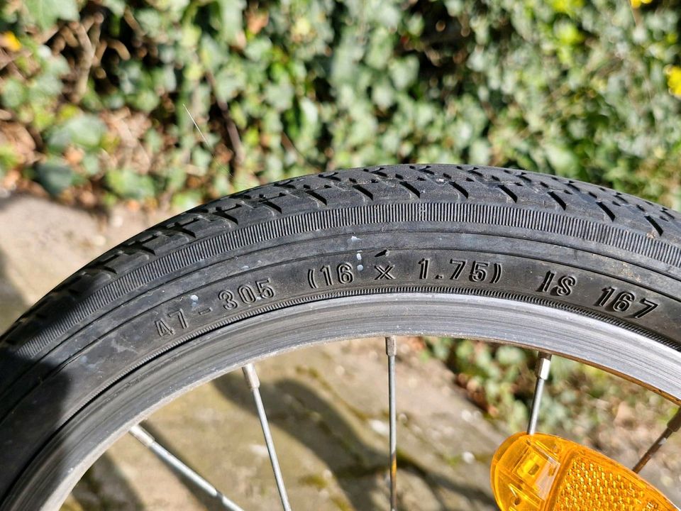 Puky Fahrrad, Reifen platt 16 Zoll in Wallenhorst
