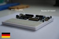 Halterung für 2x Nucleo-64/Arduino-UNO – mit/ohne Breadboard Berlin - Treptow Vorschau