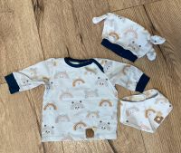 Baby Set Mütze Shirt 56 Handmade weiß Nordrhein-Westfalen - Blankenheim Vorschau