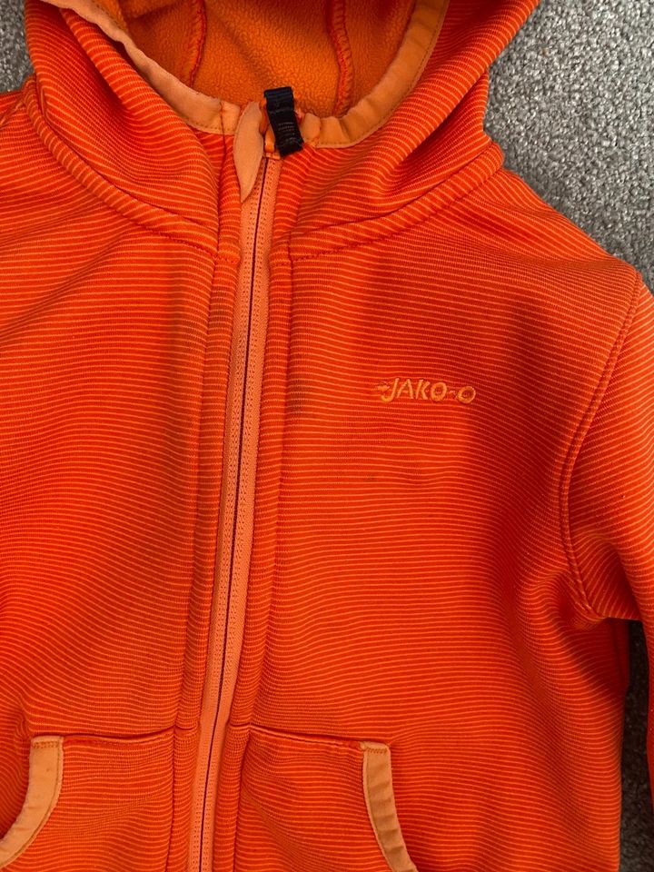 Jako-o Jacke Gr. 92/98 orange Kinder in Viereth-Trunstadt