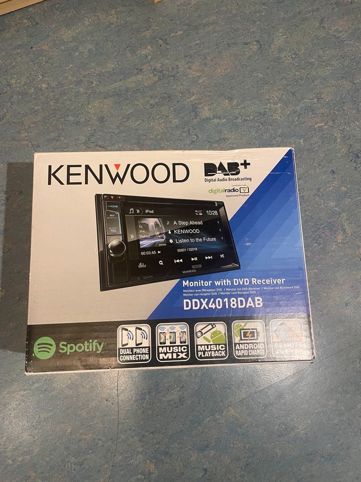 Kenwood DDX4018DAB Bluetooth-Modul & Digitalradio mit Touchscreen in Ochsenhausen