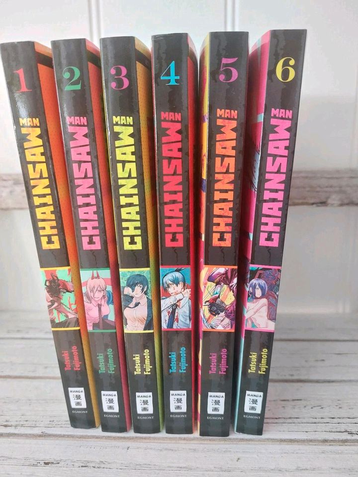 MANGAS CHAINSAW MAN 1-6 NEU ! TATSUKI FUJIMOTO ab 16 Jahre in Wachtberg