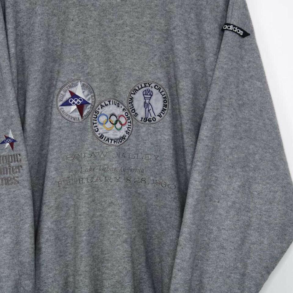 Vintage Adidas Olympic Sweater Gr.M Retro Fleecepullover Grau in Nordrhein Westfalen Gronau Westfalen kleinanzeigen