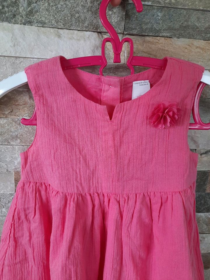 Kleid festlich C&A Gr. 80 rosa pink in Malsch