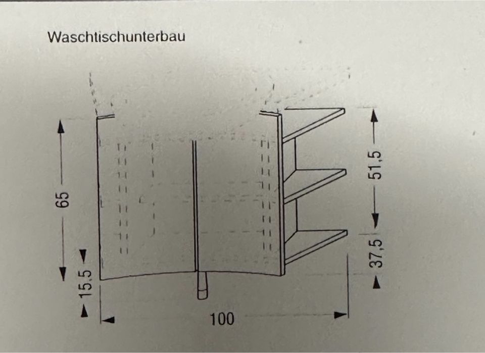 Waschtisch Unterschrank Laufen Porsche Design in Trierweiler