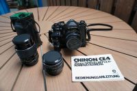 Chinon CE-4 Spiegelreflex Kamera Analog mit Zubehör Bayern - Geretsried Vorschau